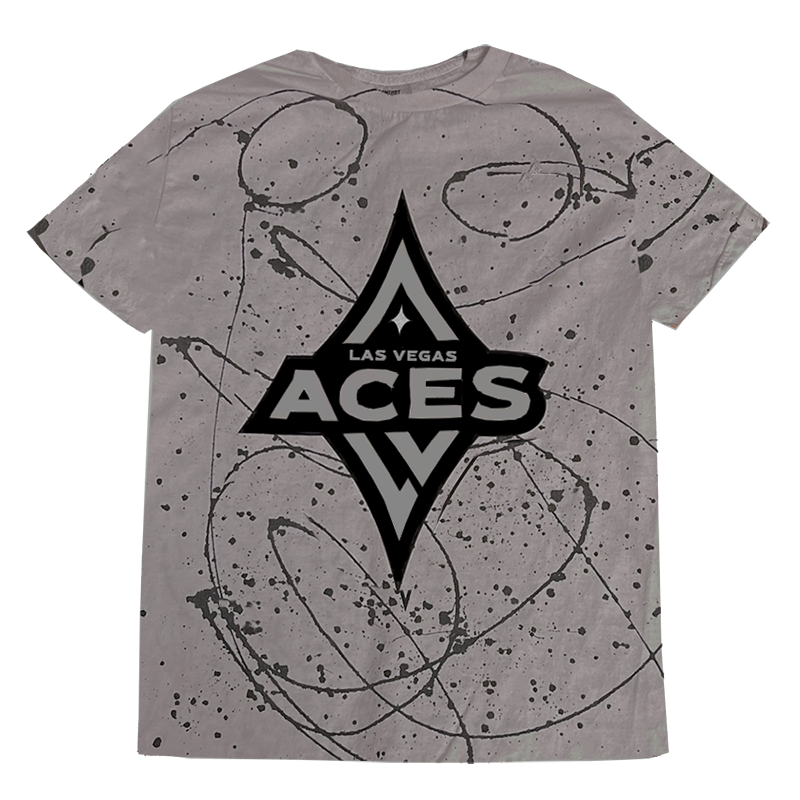 Las Vegas Aces Splatter Logo Tee - Shirtnewus