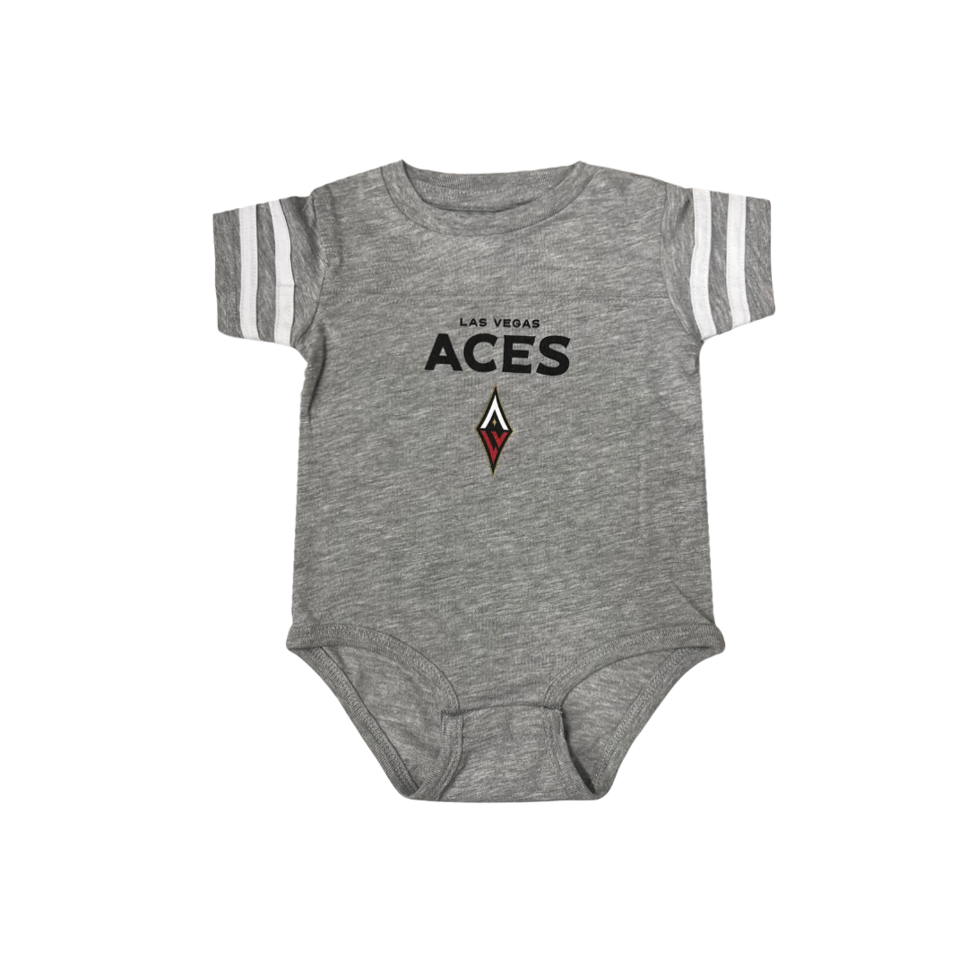 Las Vegas Aces Infant Gray Striped Onesie – Aces Team Shop