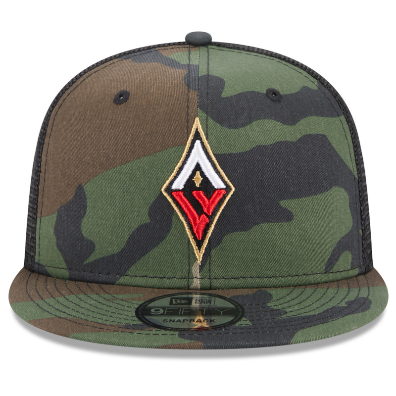NEW ERA LAS VEGAS ACES YOUTH 9FIFTY CAMO TRUCKER CAP