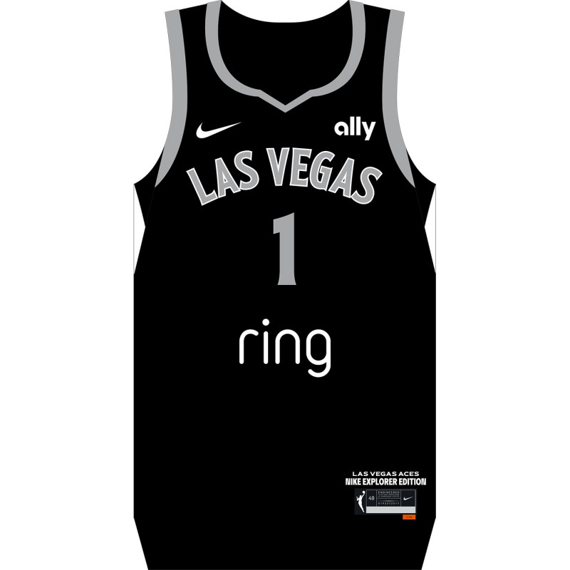 NIKE LAS VEGAS ACES KIERSTAN BELL EXPLORER JERSEY