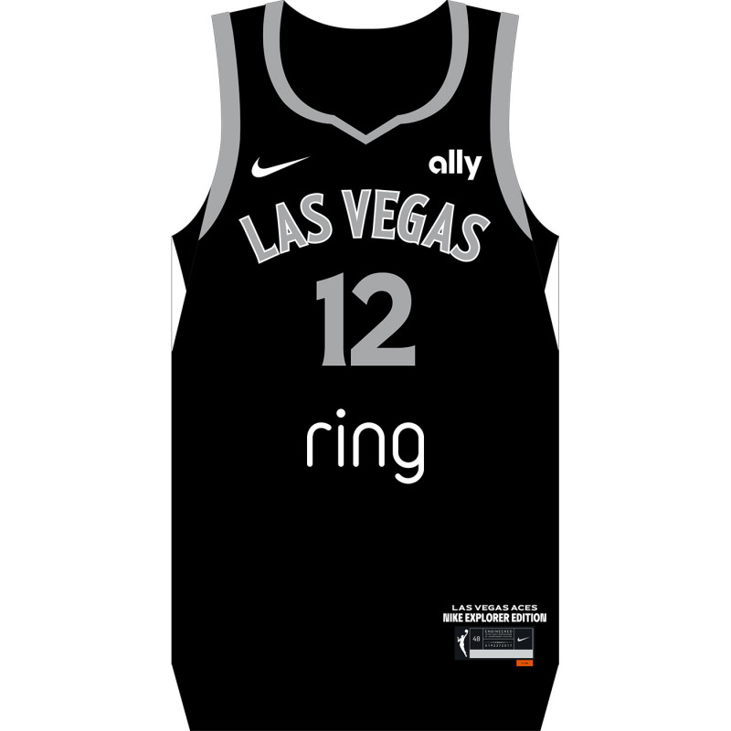 NIKE LAS VEGAS ACES CHELSEA GRAY EXPLORER JERSEY