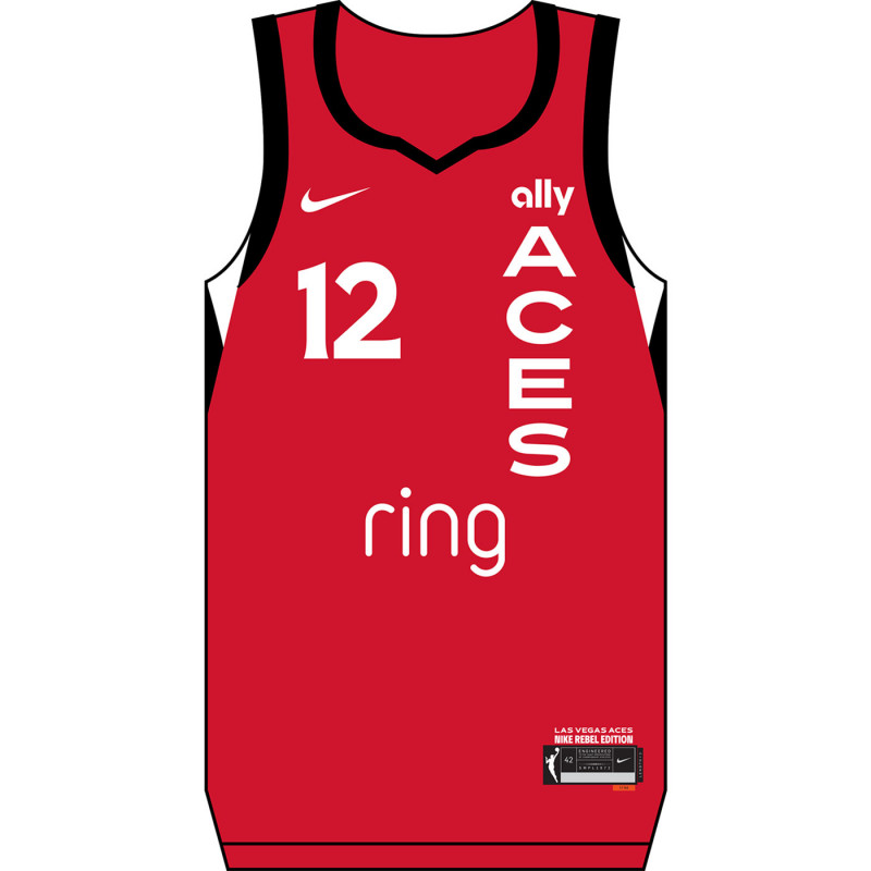 NIKE LAS VEGAS ACES CHELSEA GRAY YOUTH REBEL JERSEY