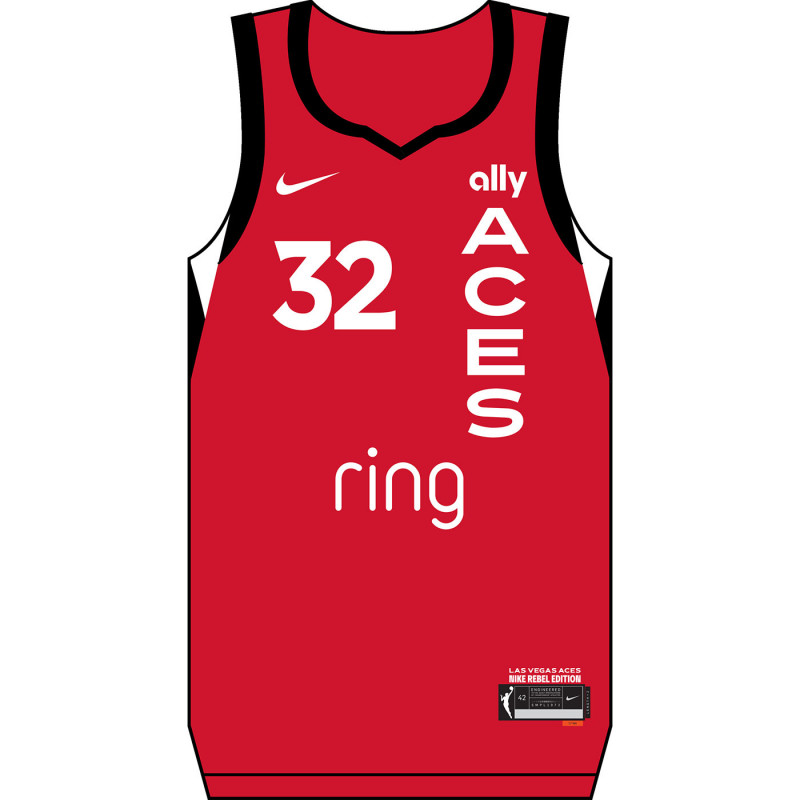 NIKE LAS VEGAS ACES CHEYENNE PARKER-TYUS REBEL JERSEY