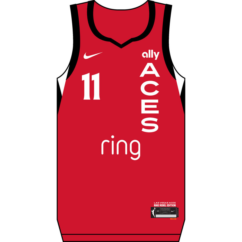 NIKE LAS VEGAS ACES DANA EVANS REBEL JERSEY