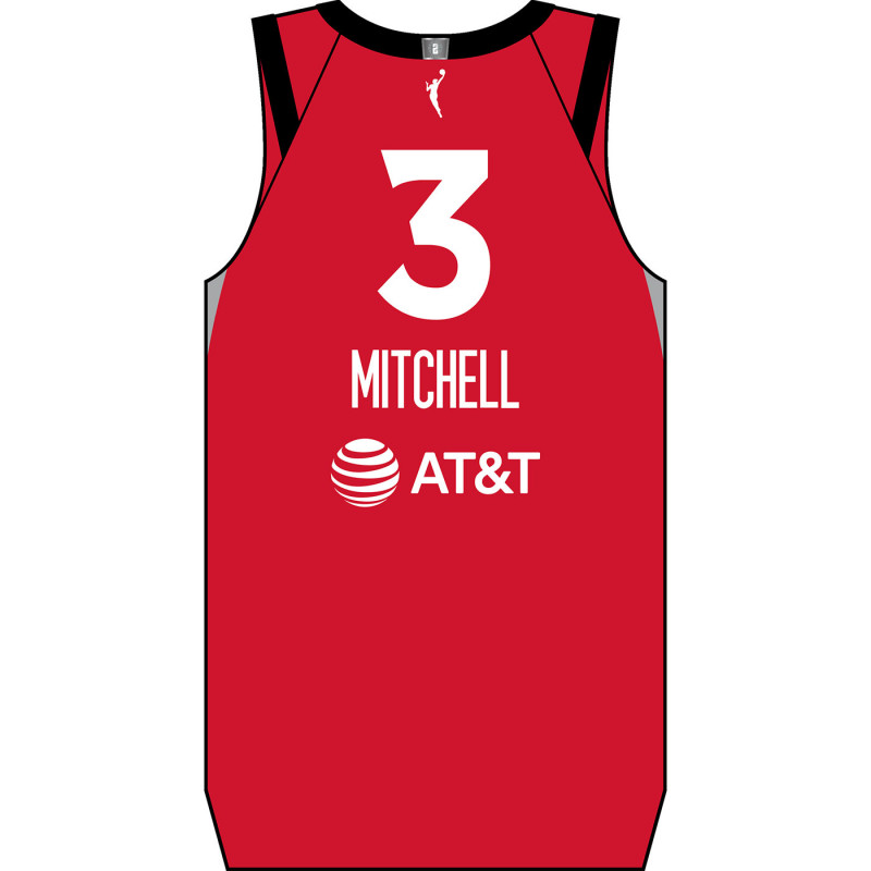 NIKE LAS VEGAS ACES TIFFANY MITCHELL REBEL JERSEY