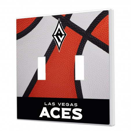 LAS VEGAS ACES HIDDEN DOUBLE SCREW LIGHTSWITCH PLATE