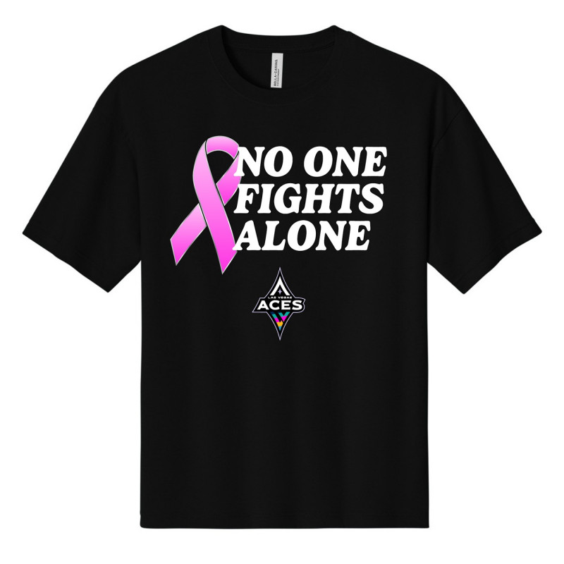 LAS VEGAS ACES 2025 CANCER AWARENESS SHORT SLEEVE TEE
