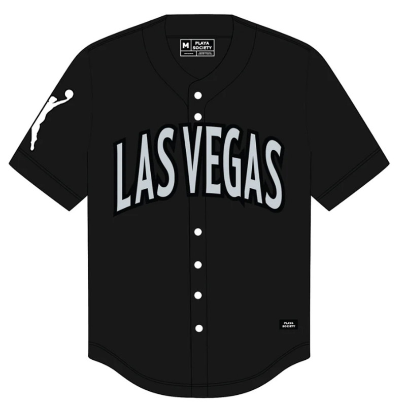 LAS VEGAS ACES MENS BUTTON DOWN BASEBALL JERSEY
