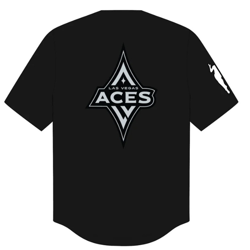 LAS VEGAS ACES MENS BUTTON DOWN BASEBALL JERSEY