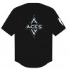 LAS VEGAS ACES MENS BUTTON DOWN BASEBALL JERSEY