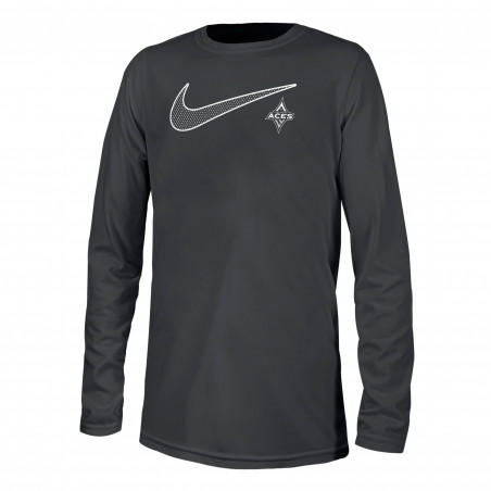 NIKE LAS VEGAS ACES YOUTH LEGEND LONG SLEEVE TEE