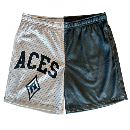 LAS VEGAS ACES SPLIT COLOR BIG LOGO SHORTS