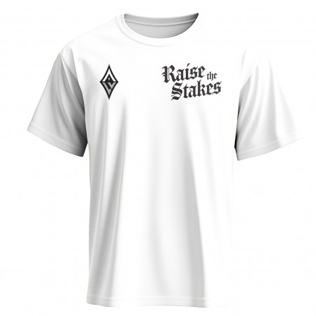 LAS VEGAS ACES RAISE THE STAKES 2025 PLAYOFFS WHITE TEE