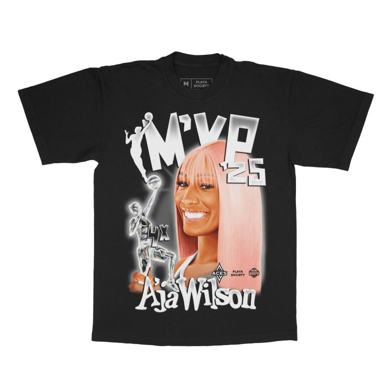 LAS VEGAS ACES A'JA WILSON 2025 MVP TEE