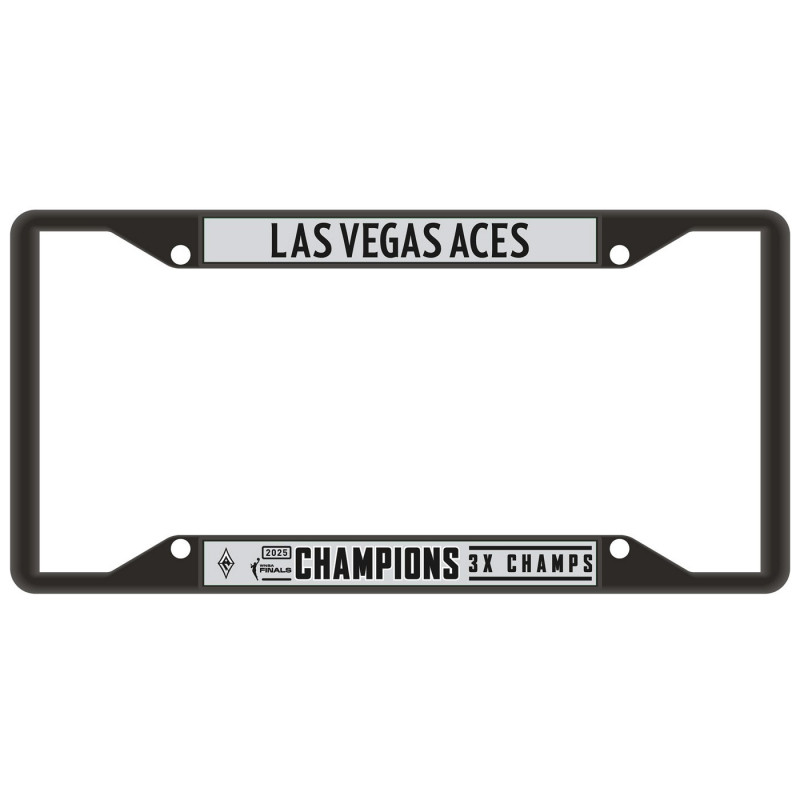 LAS VEGAS ACES 2025 WNBA CHAMPIONSHIP LICENSE PLATE FRAME