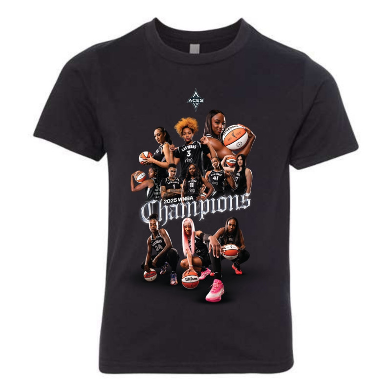 LAS VEGAS ACES 2025 PLAYER YOUTH CHAMPIONSHIP TEE
