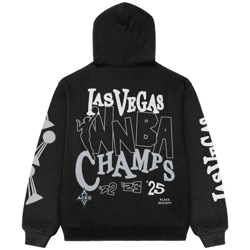 LAS VEGAS ACES 2025 WNBA CHAMPS HOODIE