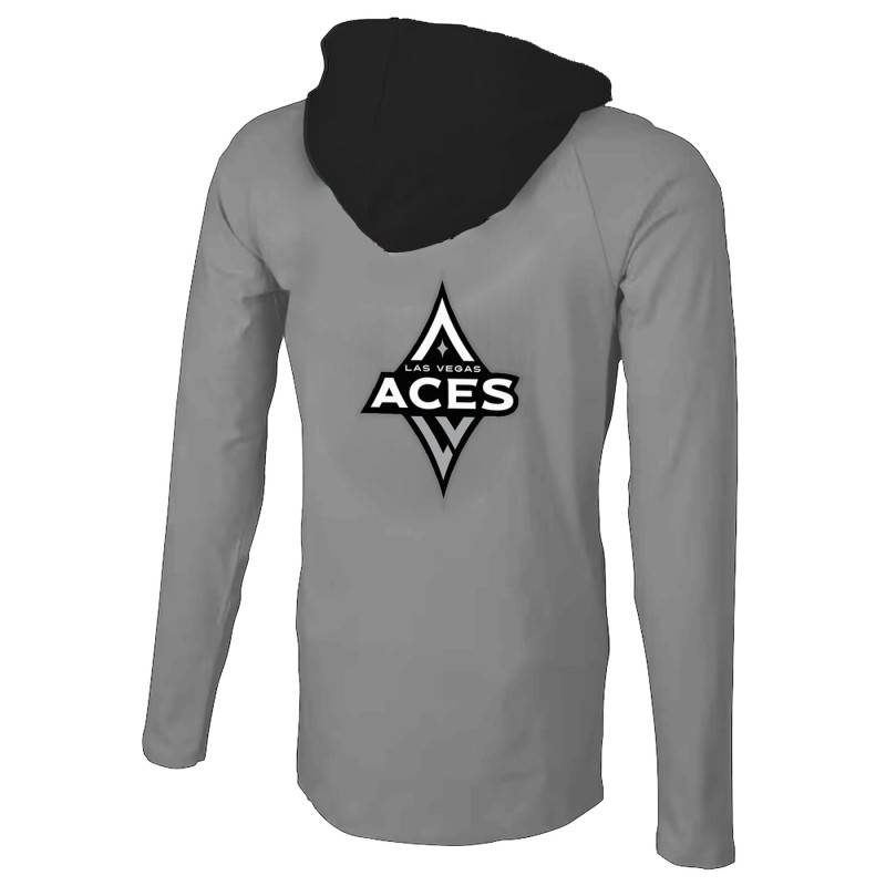 LAS VEGAS ACES TRADITION HOODED LONG SLEEVE TEE