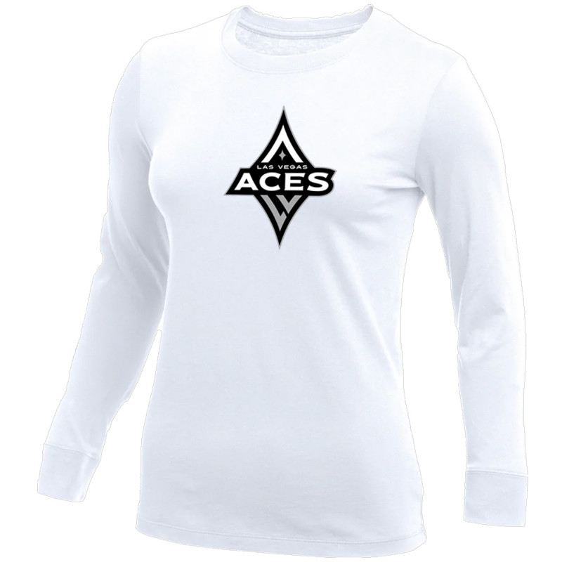 NIKE LAS VEGAS ACES WOMENS CORE LONG SLEEVE TEE