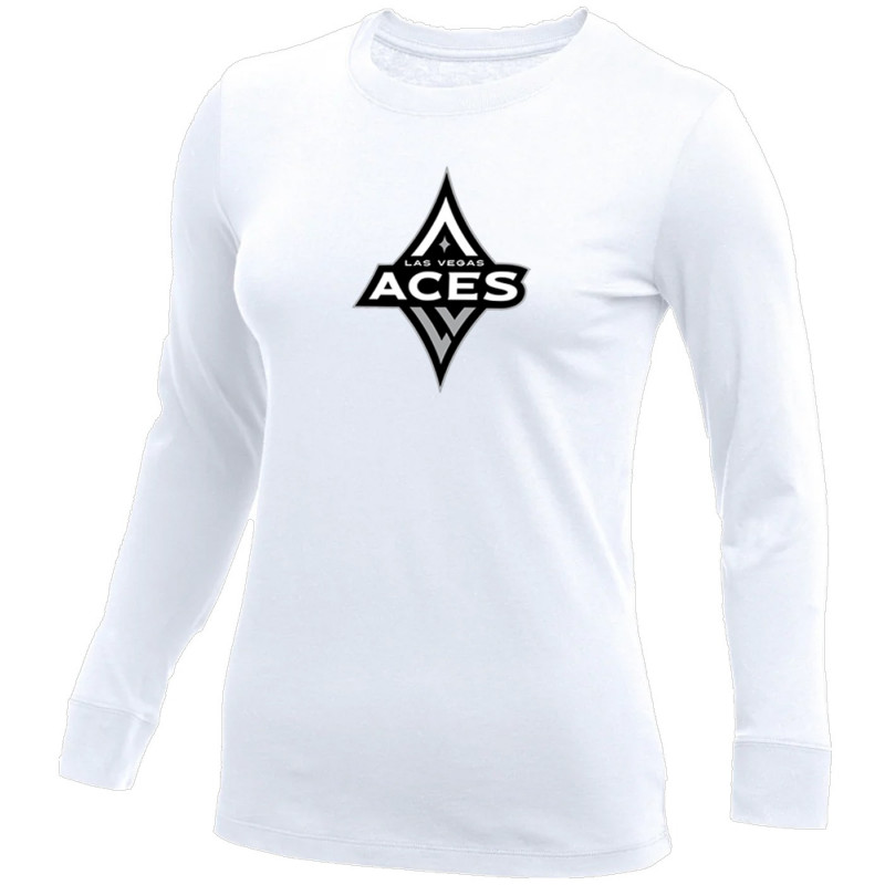 NIKE LAS VEGAS ACES WOMENS CORE LONG SLEEVE TEE