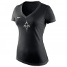 NIKE WOMENS LAS VEGAS ACES TRI BLEND VNECK TEE