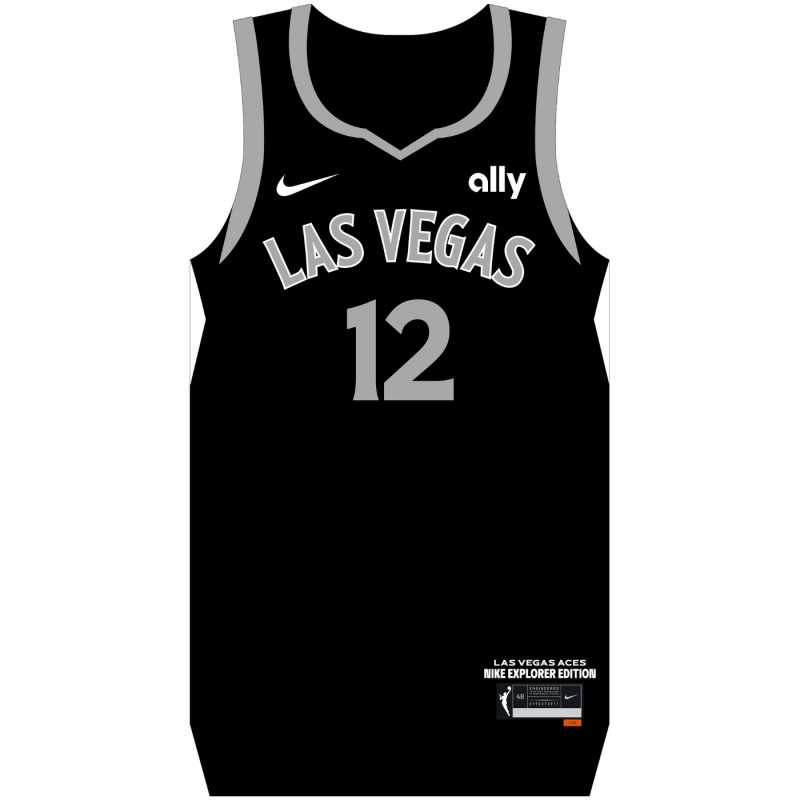 NIKE LAS VEGAS ACES CHELSEA GRAY EXPLORER JERSEY