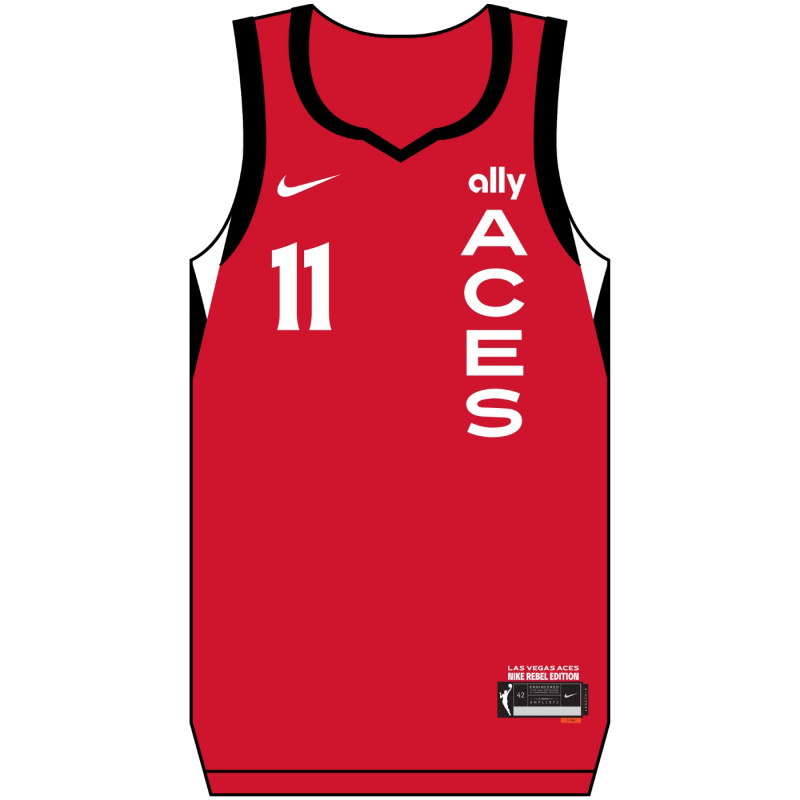 NIKE LAS VEGAS ACES DANA EVANS REBEL JERSEY