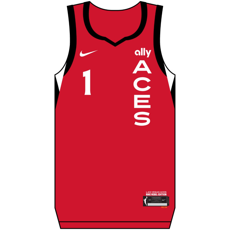 NIKE LAS VEGAS ACES KIERSTAN BELL REBEL JERSEY