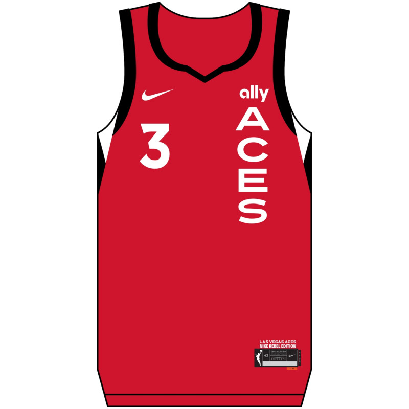 NIKE LAS VEGAS ACES NALYSSA SMITH REBEL JERSEY