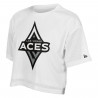 NEW ERA WOMENS LAS VEGAS ACES BOXY CROP MESH TEE