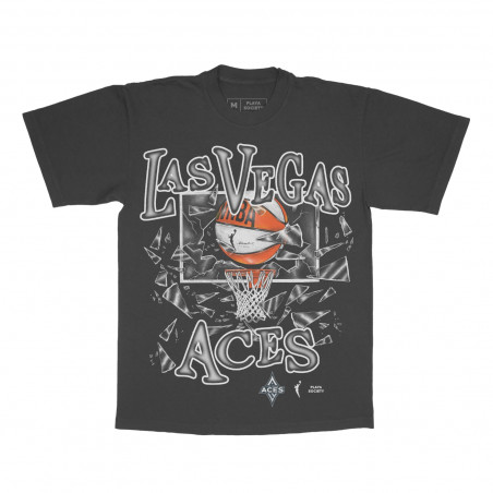 PLAYA SOCIETY LAS VEGAS ACES SHATTERED GLASS TEE