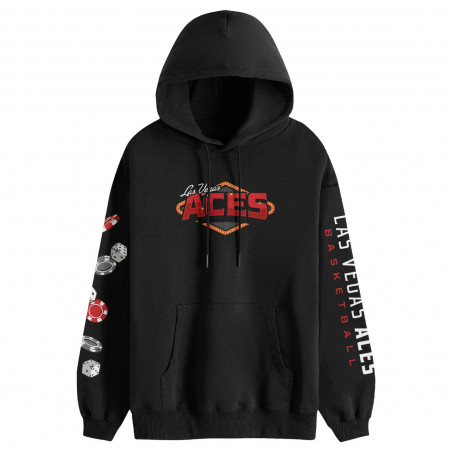 KILLER MERCH LAS VEGAS ACES FIVE OF A KIND POKER HOODIE