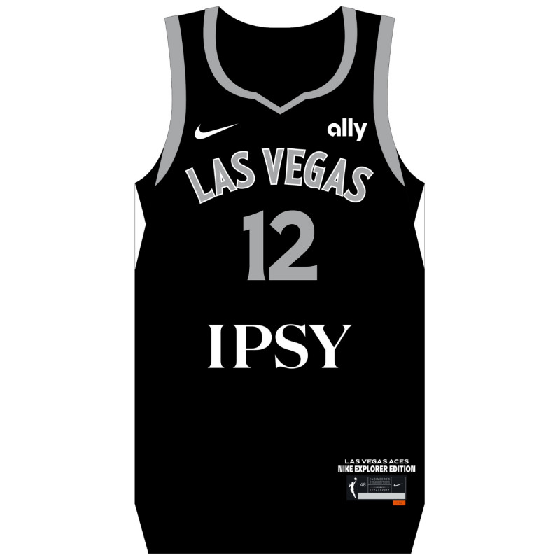 NIKE LAS VEGAS ACES CHELSEA GRAY VICTORY EXPLORER JERSEY