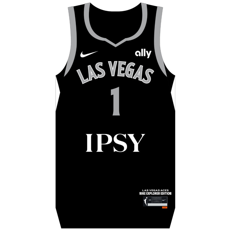 NIKE LAS VEGAS ACES KIERSTAN BELL VICTORY EXPLORER JERSEY
