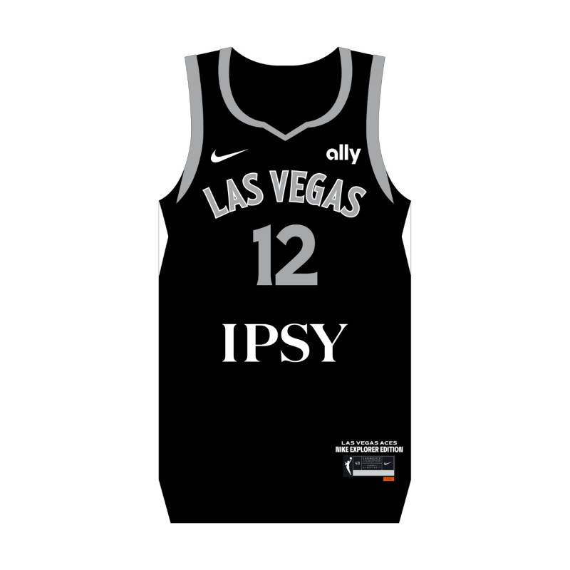 NIKE LAS VEGAS ACES CHELSEA GRAY YOUTH VICTORY EXPLORER JERSEY