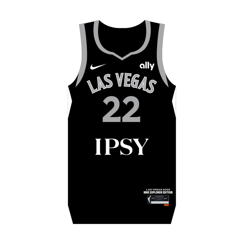 NIKE LAS VEGAS ACES A'JA WILSON YOUTH VICTORY EXPLORER JERSEY