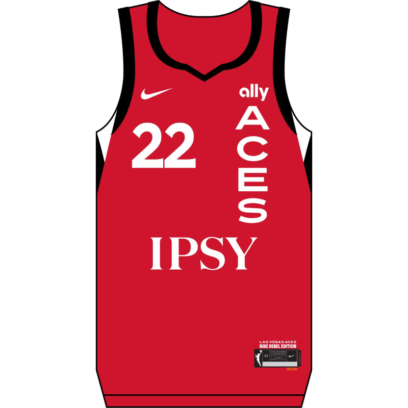 NIKE LAS VEGAS ACES A'JA WILSON REBEL JERSEY