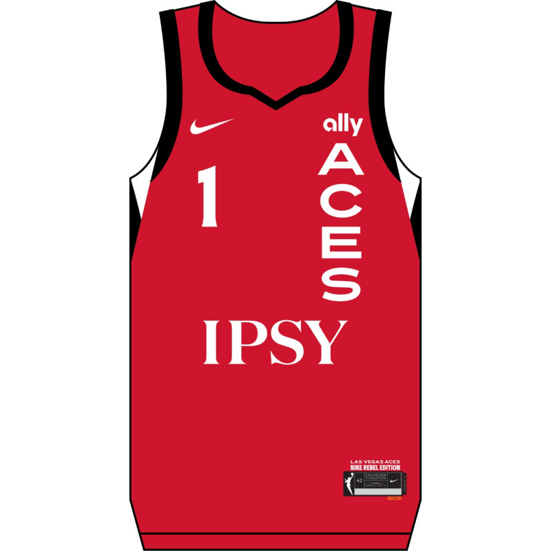 NIKE LAS VEGAS ACES KIERSTAN BELL REBEL JERSEY