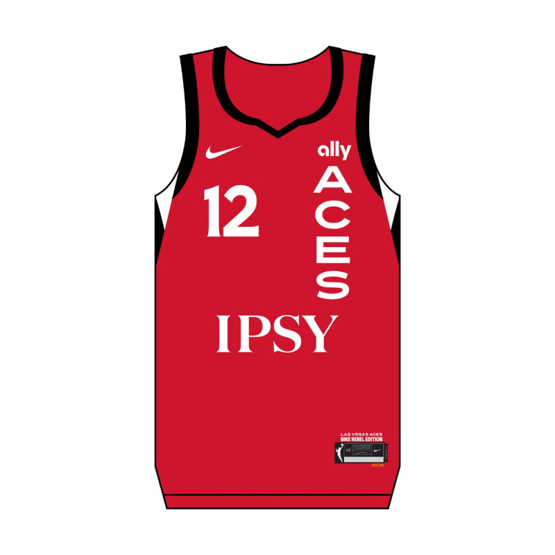 NIKE LAS VEGAS ACES CHELSEA GRAY YOUTH REBEL JERSEY