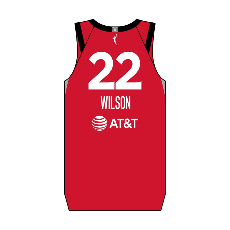 NIKE LAS VEGAS ACES A'JA WILSON YOUTH REBEL JERSEY