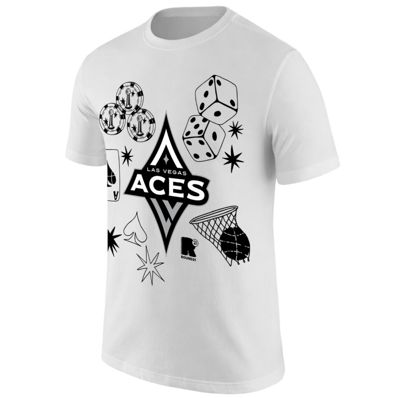 ROUND21 LAS VEGAS ACES ALL IN THREE TEE