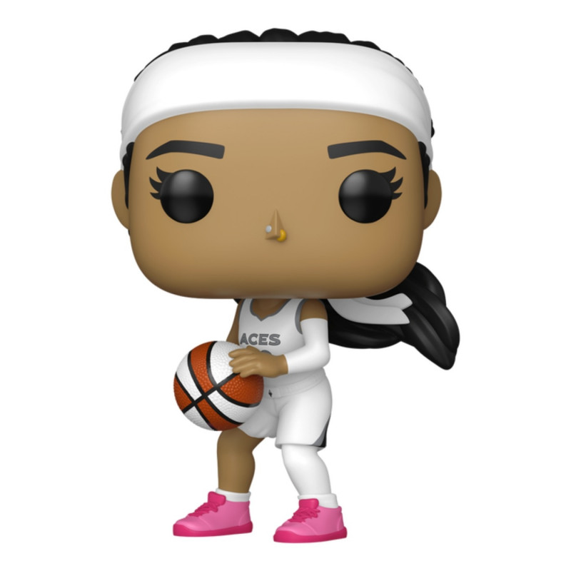LAS VEGAS ACES A'JA WILSON WHITE JERSEY FUNKO POP!