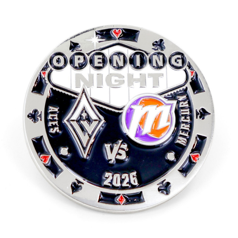 LAS VEGAS ACES VS PHOENIX MERCURY 2026 GAME DAY PIN