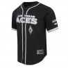 PRO STANDARD LAS VEGAS ACES MESH BUTTON UP SHIRT