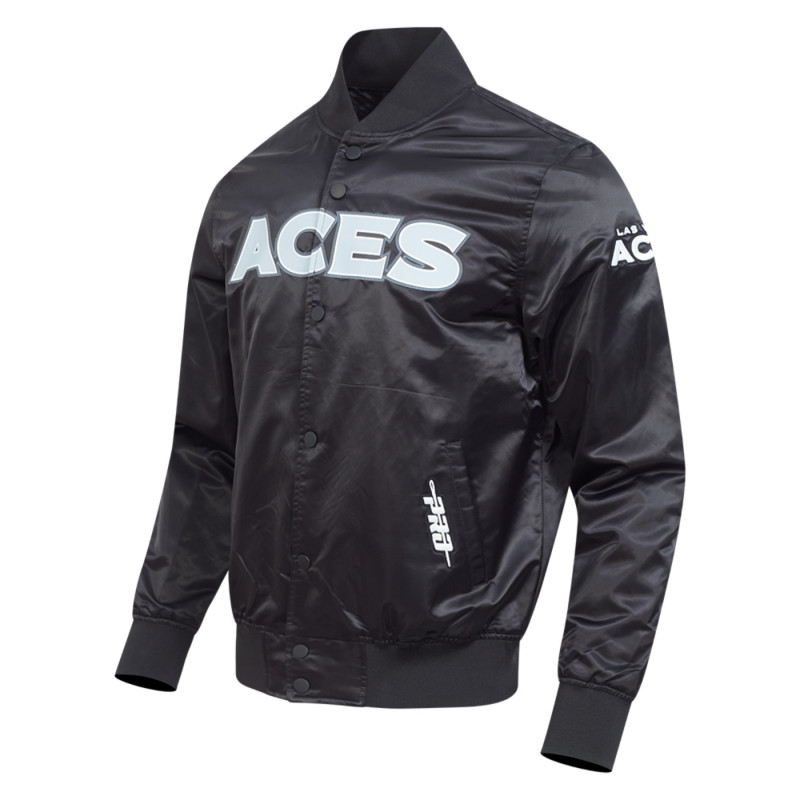 PRO STANDARD LAS VEGAS ACES CLASSIC CHENILLE SATIN JACKET