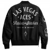 KILLER MERCH LAS VEGAS ACES RAISE THE STAKES BOMBER JACKET