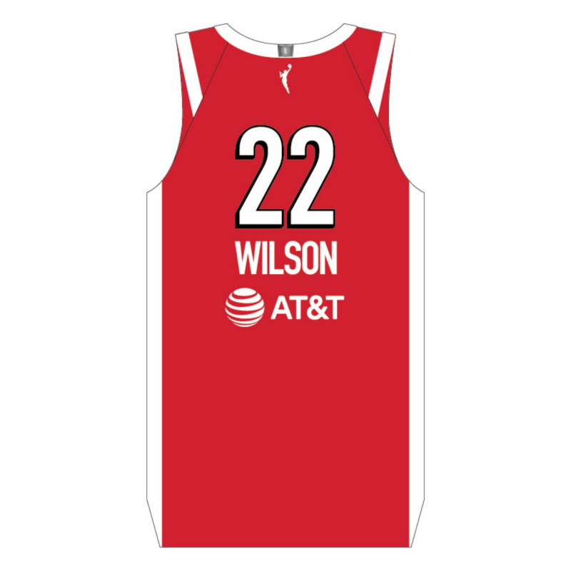 NIKE LAS VEGAS ACES A'JA WILSON VICTORY REBEL JERSEY