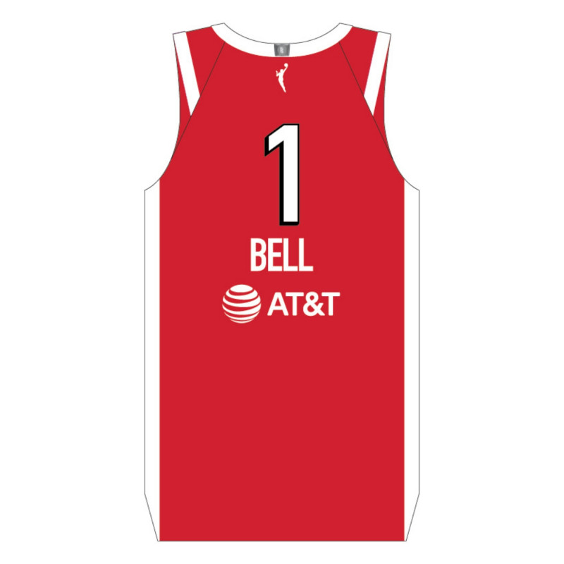 NIKE LAS VEGAS ACES KIERSTAN BELL VICTORY REBEL JERSEY