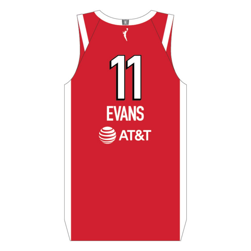 NIKE LAS VEGAS ACES DANA EVANS VICTORY REBEL JERSEY