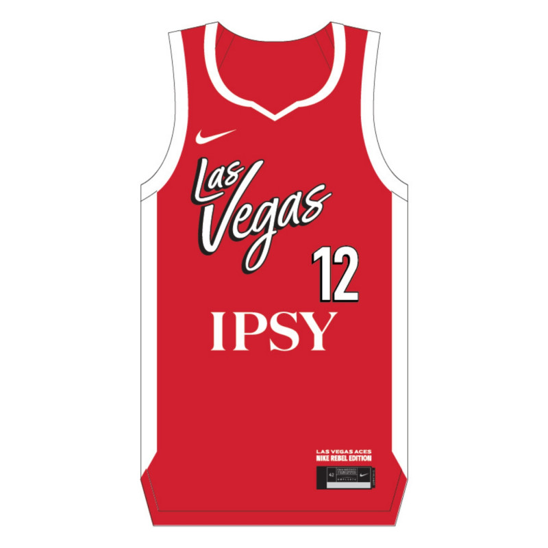 NIKE LAS VEGAS ACES CHELSEA GRAY VICTORY REBEL JERSEY